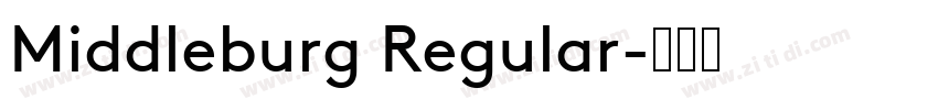 Middleburg Regular字体转换